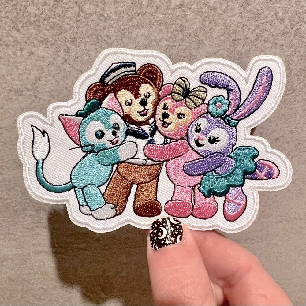 Duffy the Disney Bear & Friends Embroidered Iron On Patch